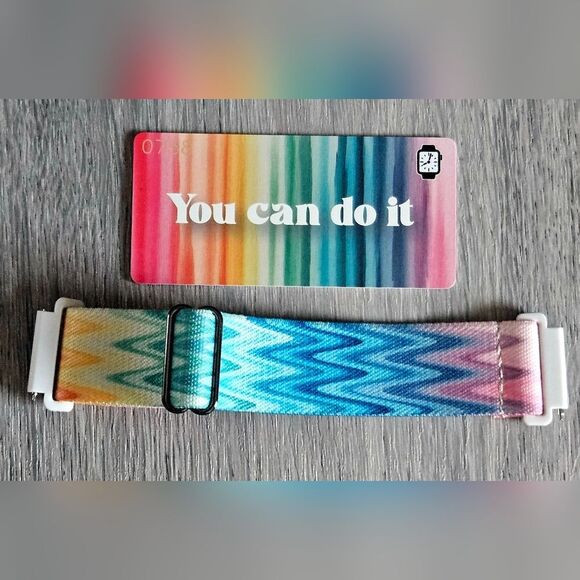 ZOX "YOU CAN DO IT" #1733 & #758 wristband & 20mm ANDROID SAMSUNG watchband DUO - Picture 6 of 11